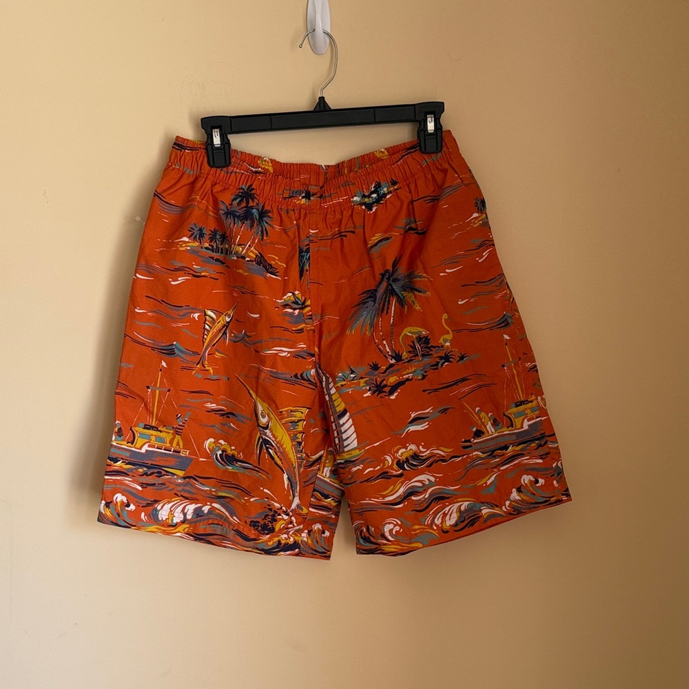 Ralph Lauren Orange Patterned Polo‎ Sport Shorts